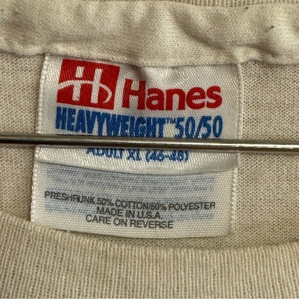 Hanes Vintage 1995 Le Leche League Inter Walk for Breastfeeding White Tee XL